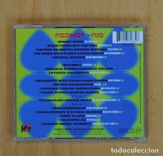 CDs de m&uacute;sica: VARIOS - RED HOT + RIO - CD - Foto 2