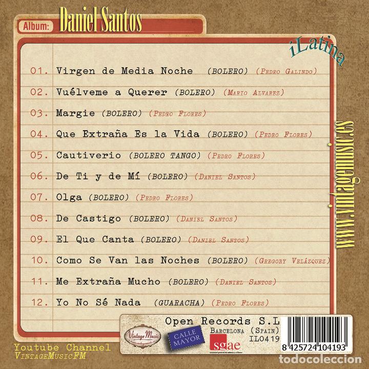CDs de m&uacute;sica: DANIEL SANTOS. Colecci&oacute;n iLatina - Foto 3