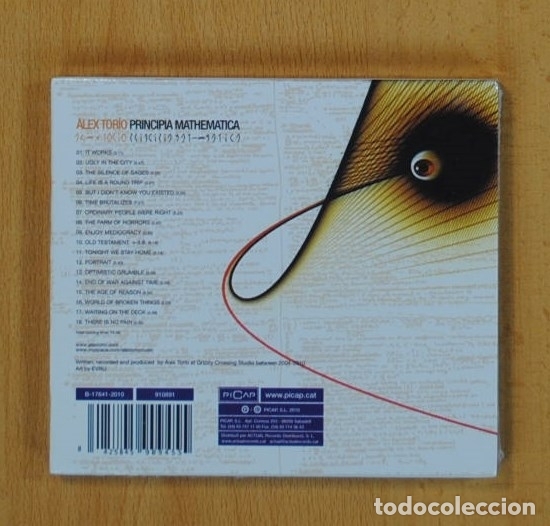 CDs de m&uacute;sica: ALEX TORIO - PRINCIPIA MATHEMATICA - CD - Foto 2