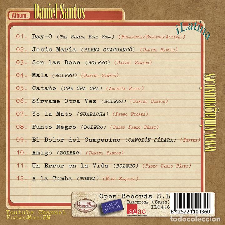 CDs de m&uacute;sica: DANIEL SANTOS. Colecci&oacute;n iLatina - Foto 2