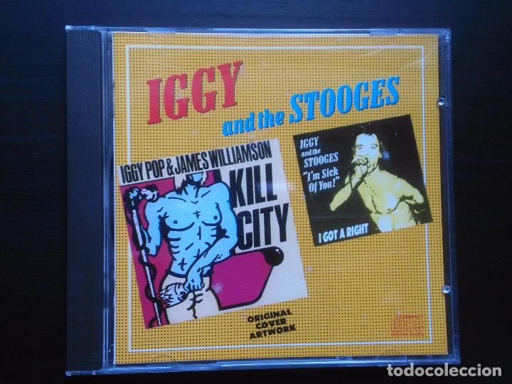 CD de M&uacute;sica: Iggy And The Stooges-Kill City/I'm Sick Of You (cd.Revenge.1987) compila 2 singles y 1 lp