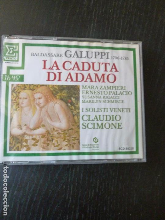 Musik-CDs: LA CADUTA DI ADAMO GALUPPI ERATO 1987 2CD