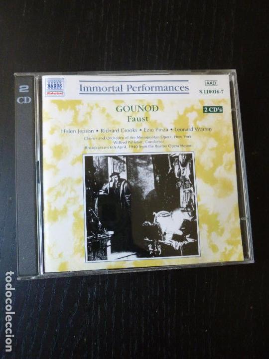 Musik-CDs: FAUST INMMORTAL PERFORMANCES  GOUNOD NAXOS 1997 2CD