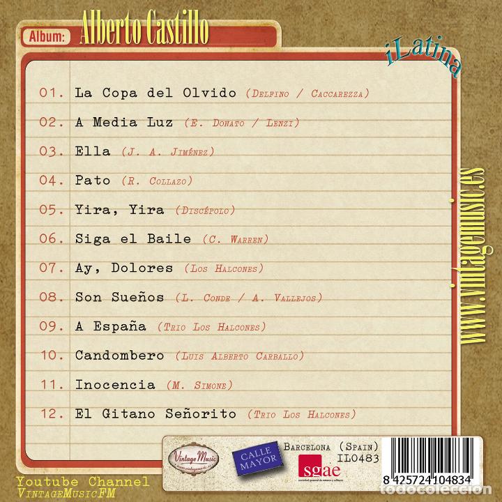 CDs de m&uacute;sica: ALBERTO CASTILLO. Colecci&oacute;n iLatina - Foto 2