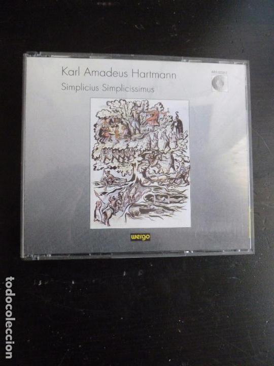 CDs de m&uacute;sica: SIMPLICIUS SIMPLICISSIMUS AMDEUS HARTMANN WERGO  1995 2C - Foto 1