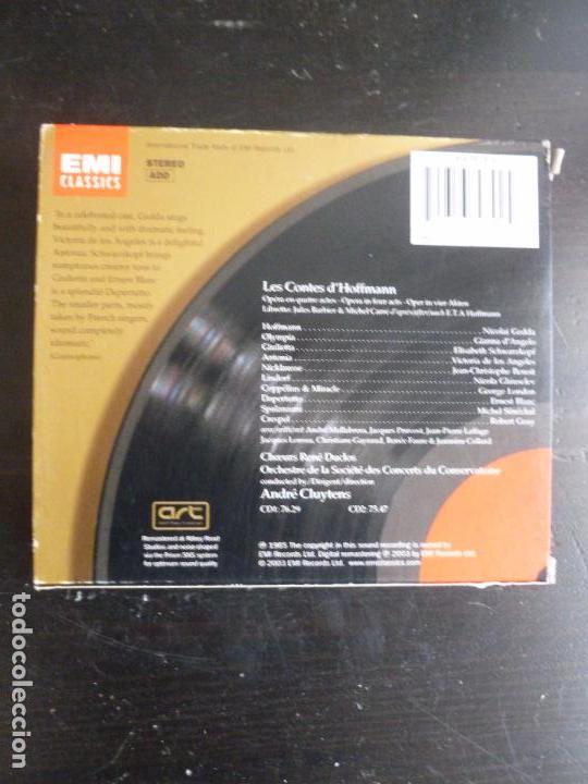 CDs de m&uacute;sica: OFFENBACH LES CONTES DE HOFFMANN ANDRE CLUYTENS EMI 2003 2CD - Foto 2