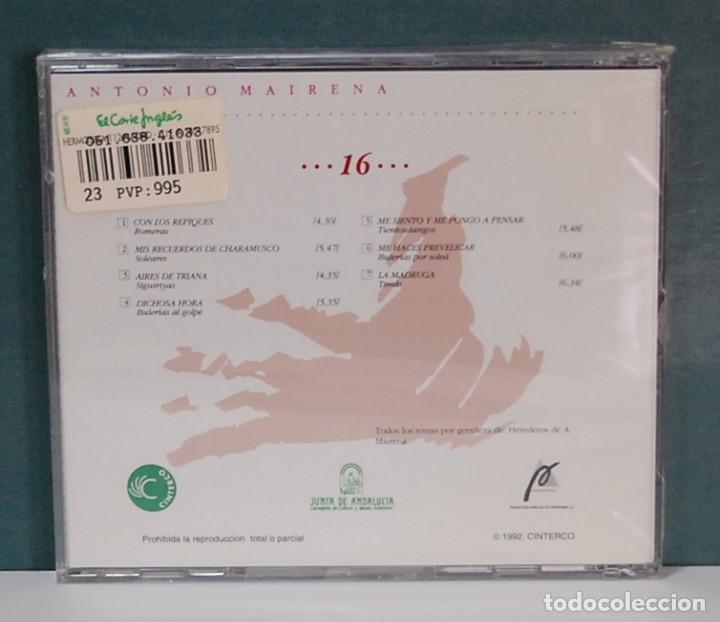CDs de m&uacute;sica: Antonio Mairena, num. 16. CD precintado - Foto 2