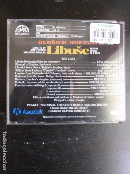CDs de m&uacute;sica: LIBUSE SMETANA EVA URBANOVA  SUPRAPHON 2CD - Foto 2