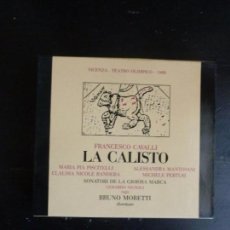 CDs de Música: LA CALISTO FRANCESCOCAVALLI BRUNO MORETTI STRADIVARIUS 1988 2CD