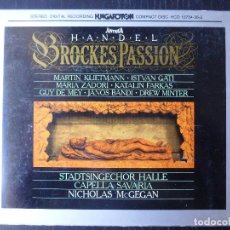 CDs de Música: BORCKES PASSION HANDEL KLIETMANN HUNGAROTON 1986 2CD