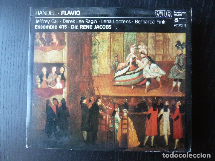 CDs de m&uacute;sica: HANDEL  FLAVIO RENE JACOBS WDR 1990 2CD - Foto 1