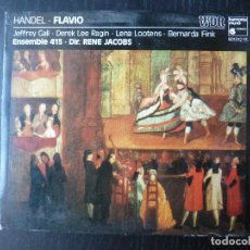 CDs de Música: HANDEL FLAVIO RENE JACOBS WDR 1990 2CD