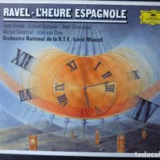 CDs de Música: L'HEURE ESPAGNOLE RAVEL LORIN MAAZEL GRAMMOPHON 1965