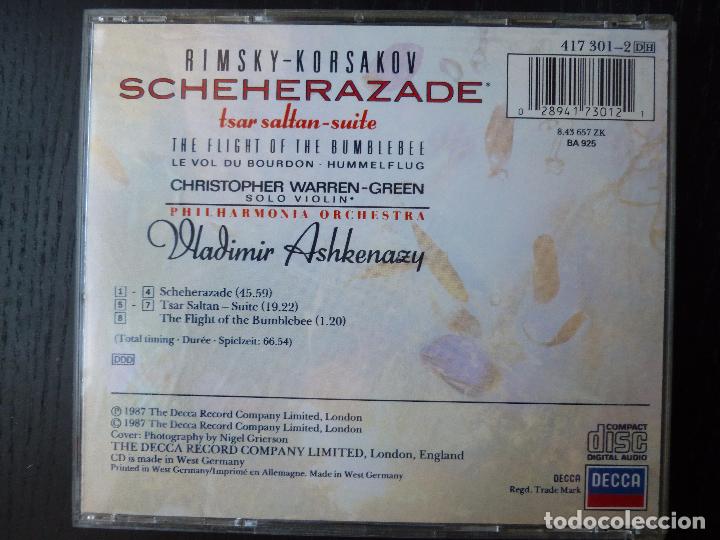 CDs de m&uacute;sica: SCHEHERZADE KORSAKOV DECCA 1987 - Foto 2