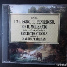 CDs de Música: L'ALLEGRO IL PENSEROSO ED IL MODERATO HANDEL ARABESQUE 2 CD 1986