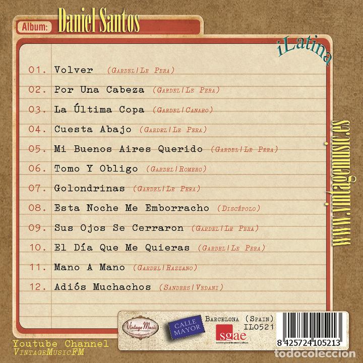 CDs de m&uacute;sica: DANIEL SANTOS. Colecci&oacute;n iLatina - Foto 2