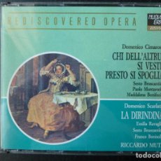 CDs de Música: DOMENICO CIMAROSA DOMENICO SCARLATI. RICARDO MUTTI NUOVA ERA 1989 2CD