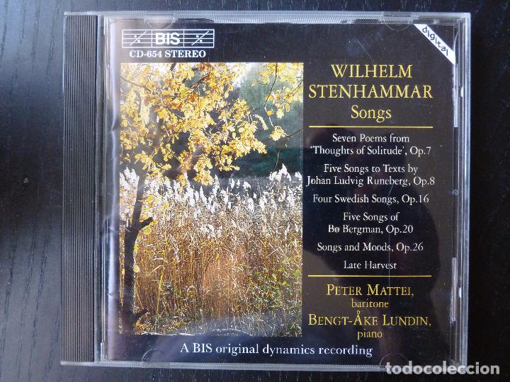 CDs de m&uacute;sica: SONGS WILHELM STENHAMMAR A BIS  1994 - Foto 1