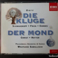 CDs de Música: DIE KLUGE DER MOND CARL ORFF EMI 2CD 1998