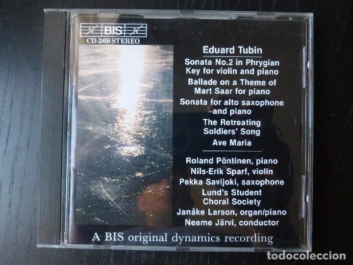 Musik-CDs: SONATO N&ordm;2 IN PHRYGIAN BALLADE ON THEME OF MART SAAR EDUARD TUBIN BIS 1994