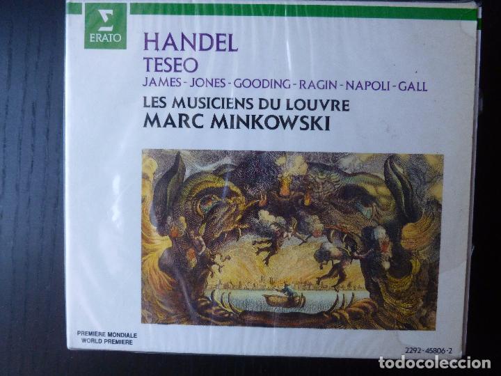 Musik-CDs: TESEO HANDEL  ERATO 1992 2CD &iexcl;NUEVO PRECINTO ORIGINAL!