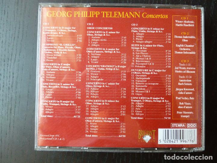 CDs de m&uacute;sica: CONCERTOS TELEMANN BRILLANT 3CD - Foto 2
