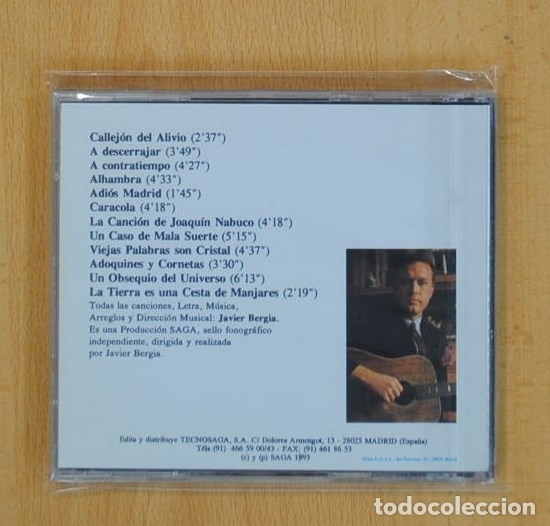 CDs de m&uacute;sica: JAVIER BERGIA - CARACOLA - CD - Foto 2