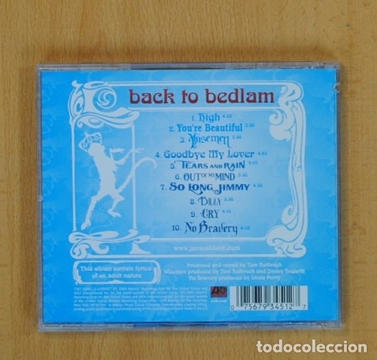 CDs de m&uacute;sica: JAMES BLUNT - BACK TO BEDLAM - CD - Foto 2
