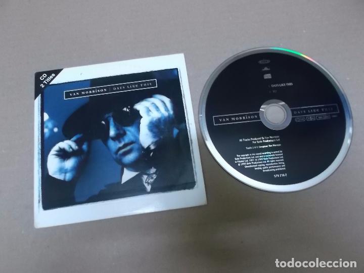 CDs de m&uacute;sica: VAN MORRISON (CD-SN) DAYS LIKE THIS (2 TRACKS) A&Ntilde;O 1995 - Foto 2