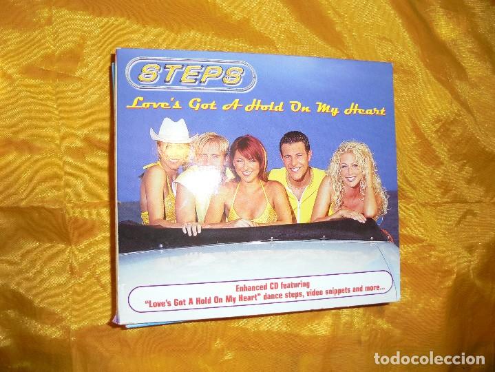 CDs de m&uacute;sica: STEPS. LOVE&acute;S GOT A HOLD ON MY HEART. CD. IMPECABLE - Foto 1