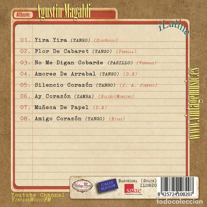 CDs de m&uacute;sica: AGUST&Iacute;N MAGALDI. Colecci&oacute;n iLatina - Foto 2