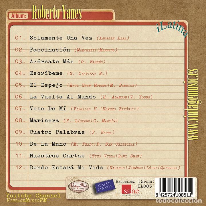 CDs de m&uacute;sica: ROBERTO YANES. Colecci&oacute;n iLatina - Foto 2