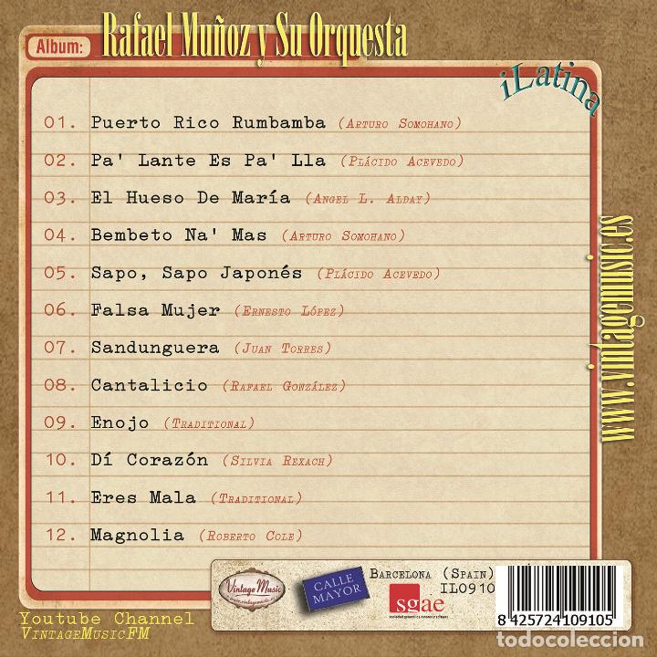 CDs de m&uacute;sica: RAFAEL MU&Ntilde;OZ. Colecci&oacute;n iLatina - Foto 2