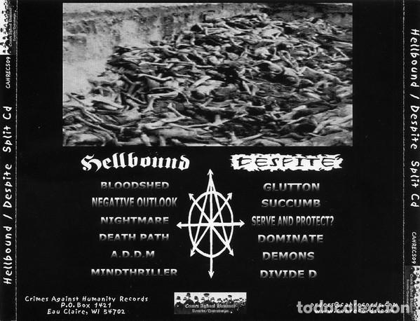 CDs de m&uacute;sica: Hellbound / Despite &lrm;- Bloodshed-GRIND CORE CRUST - Foto 2