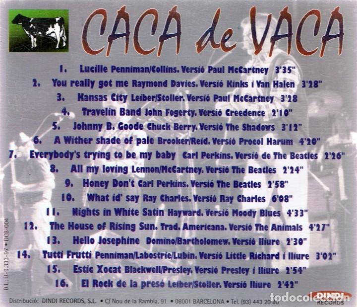 CDs de m&uacute;sica: CD CACA DE VACA &uml;ROCK I ROLL&uml; VOLUME 1 - Foto 2