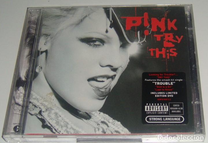 CDs de m&uacute;sica: CD + DVD - PINK - TRY THIS - DVD LIMITED EDITION - PINK - Foto 1
