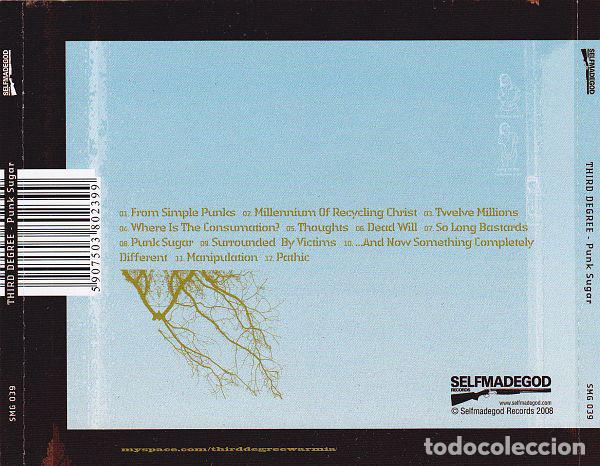 CDs de m&uacute;sica: Third Degree - Punk Sugar -GRIND CORE - Foto 2
