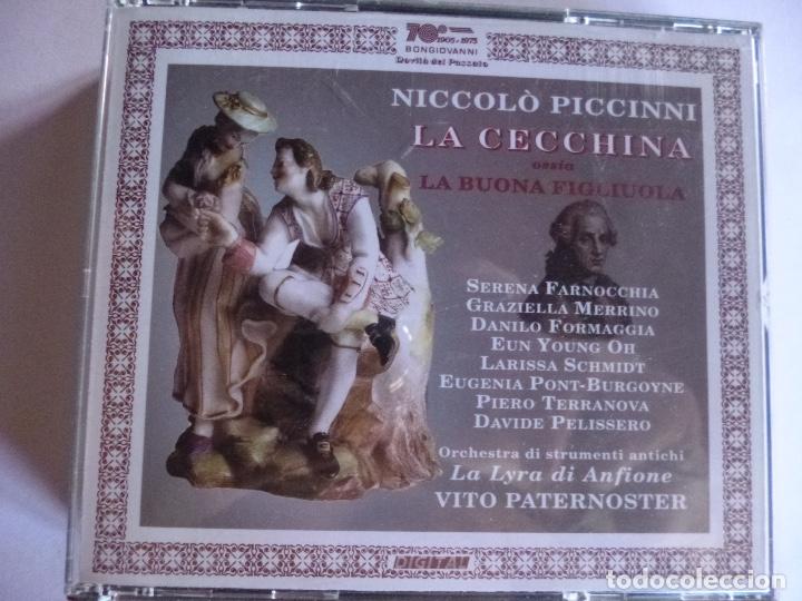 CDs de m&uacute;sica: Piccinni: La Cecchina (2001) Ossia La Bouna Figliola PATERNOSTER Audio 2CD