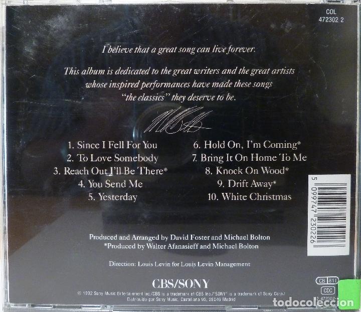CDs de m&uacute;sica: MICHAEL BOLTON - TIMELESS - Foto 2