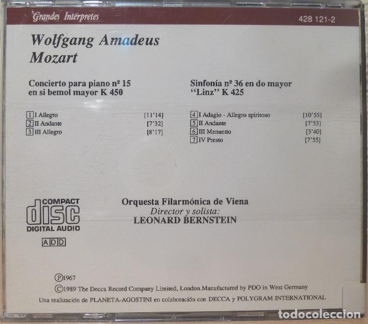 CDs de m&uacute;sica: BERNSTEIN - MOZART - Foto 2