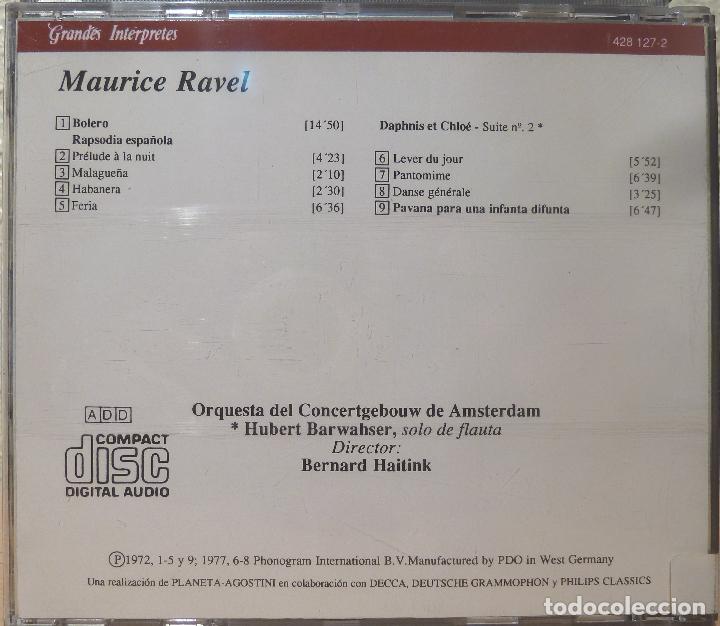 CDs de m&uacute;sica: MAURICE RAVEL - Foto 2