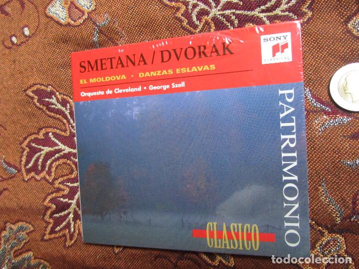 CDs de M&uacute;sica: SMETANA/ DVORAK- CD- EL MOLDOVA- DANZAS ESLAVAS- CON LA ORQUESTA DE CLEVELAND- DIRECTOR SZELL