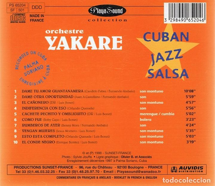 CDs de m&uacute;sica: CD YAKARE CUBAN JAZZ SALSA - Foto 2