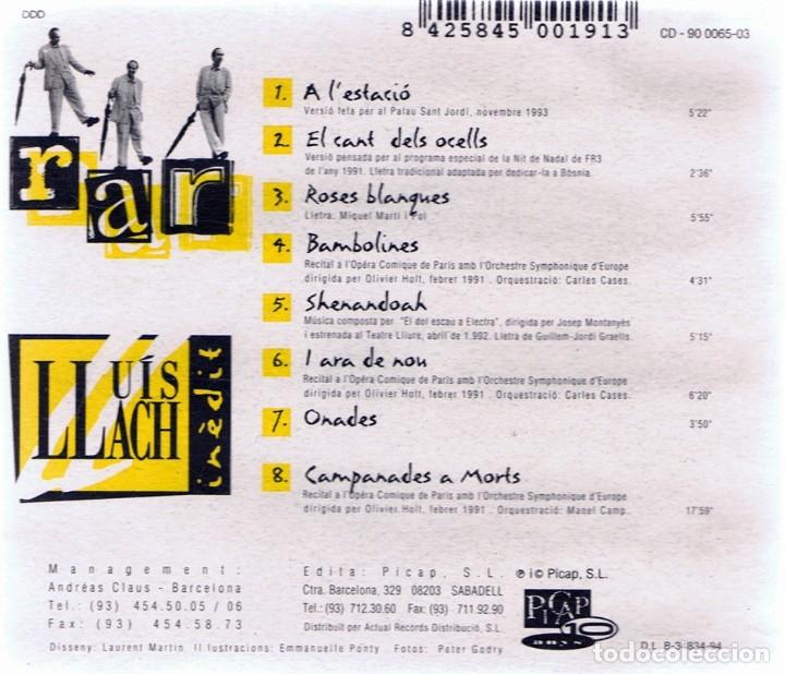 CDs de m&uacute;sica: CD LLU&Iacute;S LLACH &acute;RAR&uml; - Foto 2