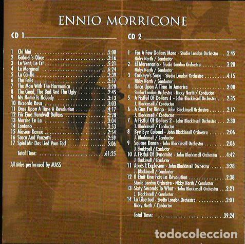 CDs de m&uacute;sica: DOBLE CD ENNIO MORRICONE : MILLENIUM COLLECTION ( 31 TEMAS ) - Foto 2