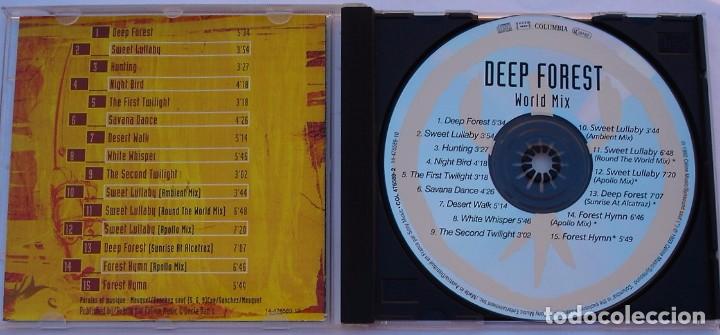 CDs de m&uacute;sica: DEEP FOREST - WORLD MIX (CD)  1994 - 15 TEMAS - Foto 2