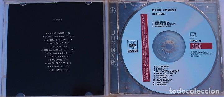 CDs de m&uacute;sica: DEEP FOREST - BOHEME (CD) 1995 - 12 TEMAS - Foto 2
