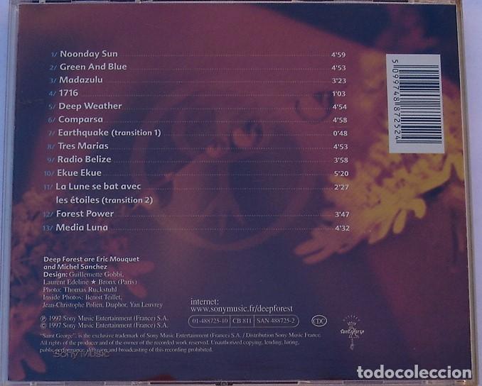 CDs de m&uacute;sica: DEEP FOREST III - COMPARSA (CD) 1997 - 13 TEMAS - Foto 3