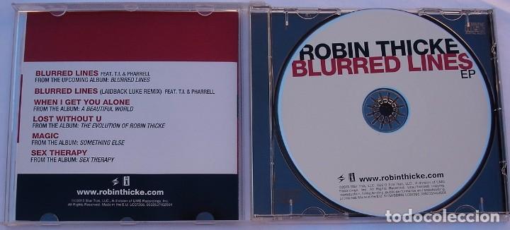 CDs de m&uacute;sica: ROBIN THICKE - BLURRED LINES EP (CD) 2013 - 6 TEMAS - Foto 2