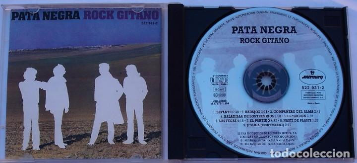 CDs de m&uacute;sica: PATA NEGRA - ROCK GITANO (CD) 1994 - 9 TEMAS - REMASTERIZADO - Foto 2